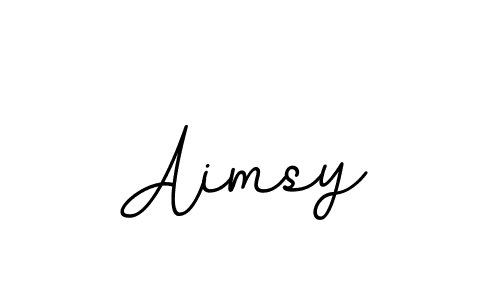 The best way (BallpointsItalic-DORy9) to make a short signature is to pick only two or three words in your name. The name Aimsy include a total of six letters. For converting this name. Aimsy signature style 11 images and pictures png