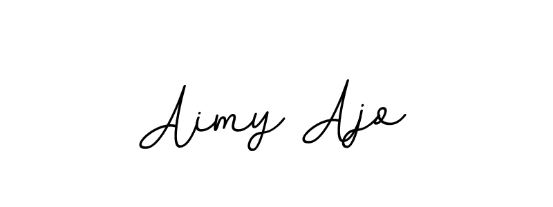 Use a signature maker to create a handwritten signature online. With this signature software, you can design (BallpointsItalic-DORy9) your own signature for name Aimy Ajo. Aimy Ajo signature style 11 images and pictures png