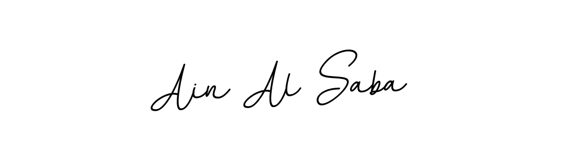 Create a beautiful signature design for name Ain Al Saba. With this signature (BallpointsItalic-DORy9) fonts, you can make a handwritten signature for free. Ain Al Saba signature style 11 images and pictures png
