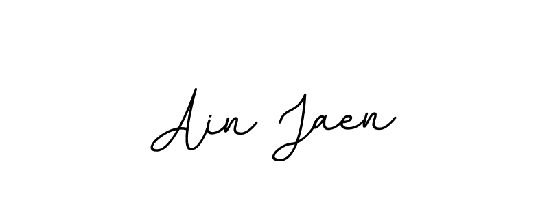 You should practise on your own different ways (BallpointsItalic-DORy9) to write your name (Ain Jaen) in signature. don't let someone else do it for you. Ain Jaen signature style 11 images and pictures png