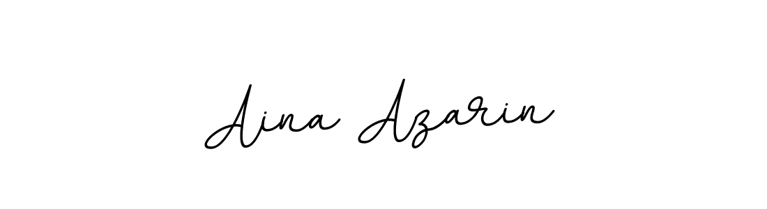 Design your own signature with our free online signature maker. With this signature software, you can create a handwritten (BallpointsItalic-DORy9) signature for name Aina Azarin. Aina Azarin signature style 11 images and pictures png