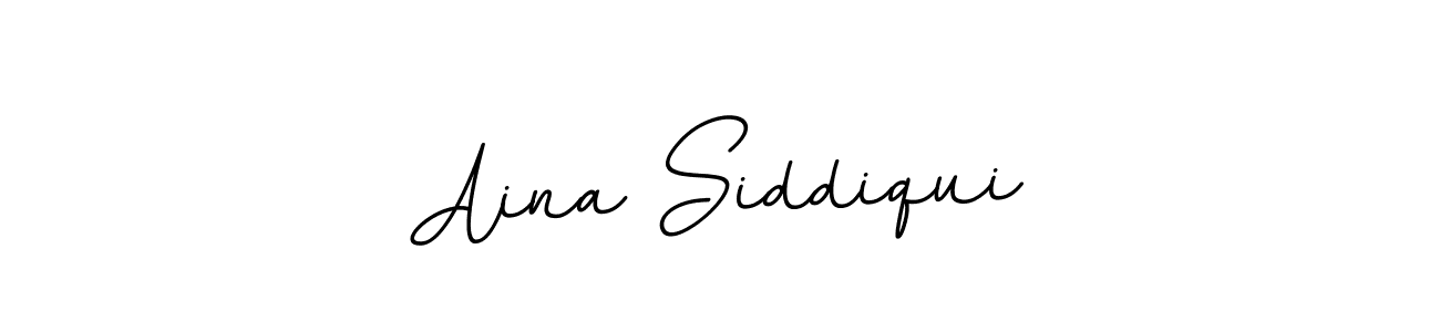 Design your own signature with our free online signature maker. With this signature software, you can create a handwritten (BallpointsItalic-DORy9) signature for name Aina Siddiqui. Aina Siddiqui signature style 11 images and pictures png