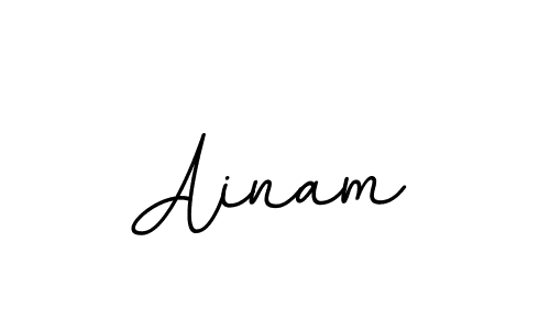 Ainam stylish signature style. Best Handwritten Sign (BallpointsItalic-DORy9) for my name. Handwritten Signature Collection Ideas for my name Ainam. Ainam signature style 11 images and pictures png