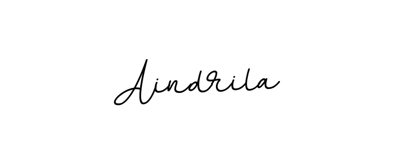 Use a signature maker to create a handwritten signature online. With this signature software, you can design (BallpointsItalic-DORy9) your own signature for name Aindrila. Aindrila signature style 11 images and pictures png