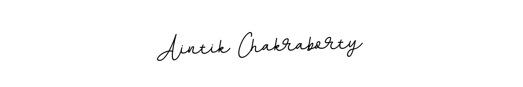 The best way (BallpointsItalic-DORy9) to make a short signature is to pick only two or three words in your name. The name Aintik Chakraborty include a total of six letters. For converting this name. Aintik Chakraborty signature style 11 images and pictures png