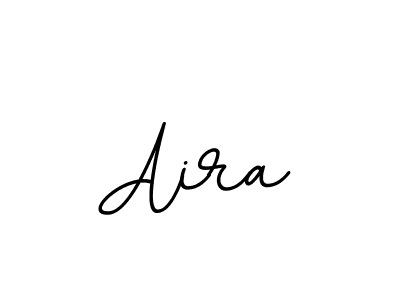 Use a signature maker to create a handwritten signature online. With this signature software, you can design (BallpointsItalic-DORy9) your own signature for name Aira. Aira signature style 11 images and pictures png