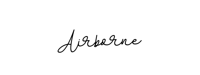 Also we have Airborne name is the best signature style. Create professional handwritten signature collection using BallpointsItalic-DORy9 autograph style. Airborne signature style 11 images and pictures png