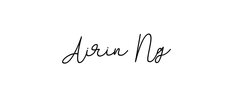 Create a beautiful signature design for name Airin Ng. With this signature (BallpointsItalic-DORy9) fonts, you can make a handwritten signature for free. Airin Ng signature style 11 images and pictures png