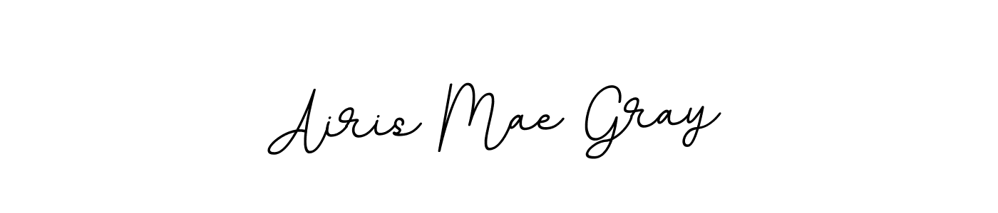 Use a signature maker to create a handwritten signature online. With this signature software, you can design (BallpointsItalic-DORy9) your own signature for name Airis Mae Gray. Airis Mae Gray signature style 11 images and pictures png