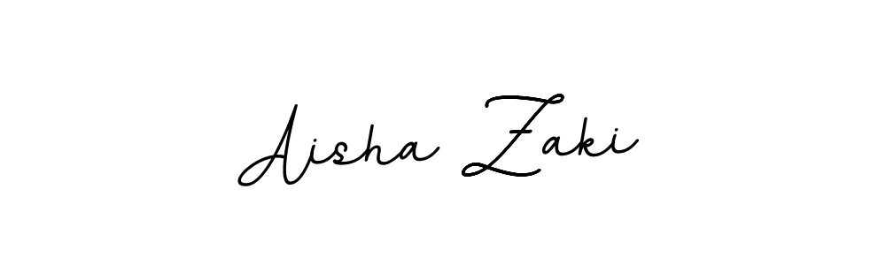 Aisha Zaki stylish signature style. Best Handwritten Sign (BallpointsItalic-DORy9) for my name. Handwritten Signature Collection Ideas for my name Aisha Zaki. Aisha Zaki signature style 11 images and pictures png