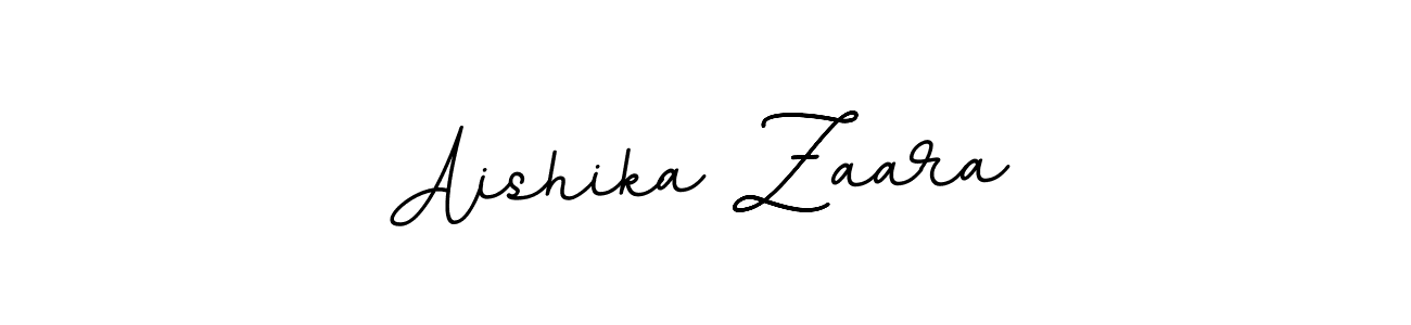 if you are searching for the best signature style for your name Aishika Zaara. so please give up your signature search. here we have designed multiple signature styles  using BallpointsItalic-DORy9. Aishika Zaara signature style 11 images and pictures png