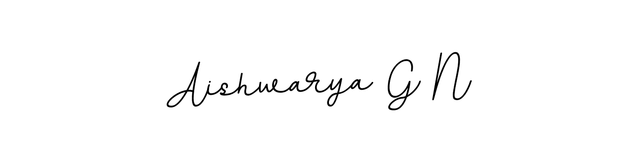 Aishwarya G N stylish signature style. Best Handwritten Sign (BallpointsItalic-DORy9) for my name. Handwritten Signature Collection Ideas for my name Aishwarya G N. Aishwarya G N signature style 11 images and pictures png