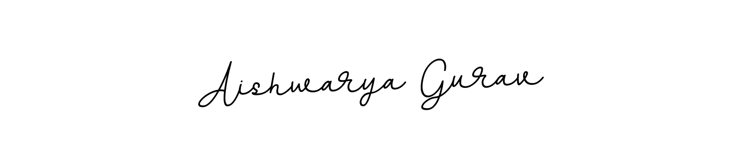 Aishwarya Gurav stylish signature style. Best Handwritten Sign (BallpointsItalic-DORy9) for my name. Handwritten Signature Collection Ideas for my name Aishwarya Gurav. Aishwarya Gurav signature style 11 images and pictures png