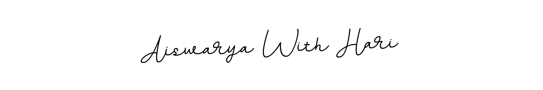 The best way (BallpointsItalic-DORy9) to make a short signature is to pick only two or three words in your name. The name Aiswarya With Hari include a total of six letters. For converting this name. Aiswarya With Hari signature style 11 images and pictures png