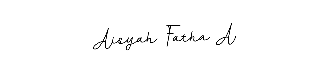 How to make Aisyah Fatha A signature? BallpointsItalic-DORy9 is a professional autograph style. Create handwritten signature for Aisyah Fatha A name. Aisyah Fatha A signature style 11 images and pictures png