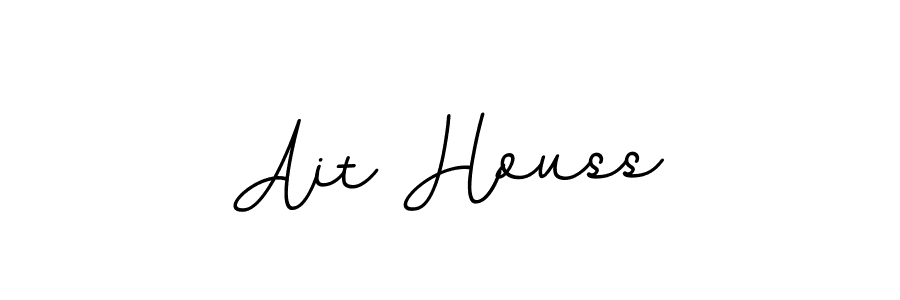 Design your own signature with our free online signature maker. With this signature software, you can create a handwritten (BallpointsItalic-DORy9) signature for name Ait Houss. Ait Houss signature style 11 images and pictures png