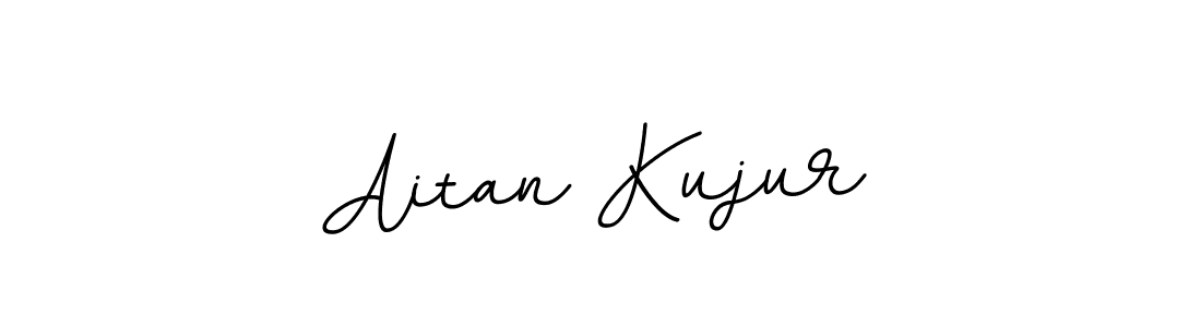 How to make Aitan Kujur name signature. Use BallpointsItalic-DORy9 style for creating short signs online. This is the latest handwritten sign. Aitan Kujur signature style 11 images and pictures png
