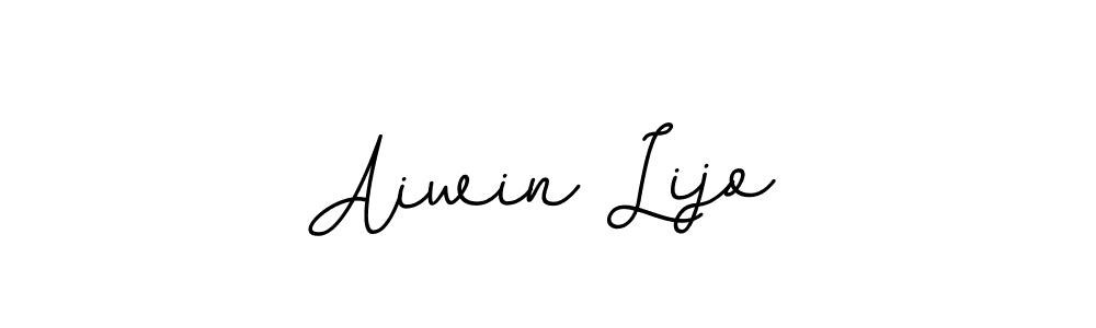 Make a beautiful signature design for name Aiwin Lijo. With this signature (BallpointsItalic-DORy9) style, you can create a handwritten signature for free. Aiwin Lijo signature style 11 images and pictures png