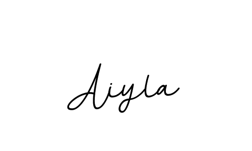 The best way (BallpointsItalic-DORy9) to make a short signature is to pick only two or three words in your name. The name Aiyla include a total of six letters. For converting this name. Aiyla signature style 11 images and pictures png
