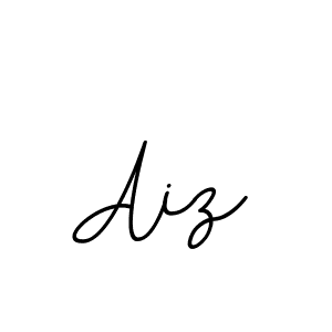 Use a signature maker to create a handwritten signature online. With this signature software, you can design (BallpointsItalic-DORy9) your own signature for name Aiz. Aiz signature style 11 images and pictures png