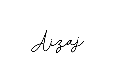 Design your own signature with our free online signature maker. With this signature software, you can create a handwritten (BallpointsItalic-DORy9) signature for name Aizaj. Aizaj signature style 11 images and pictures png