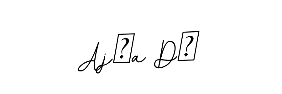 How to make Ajša Dž name signature. Use BallpointsItalic-DORy9 style for creating short signs online. This is the latest handwritten sign. Ajša Dž signature style 11 images and pictures png