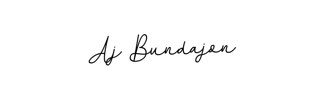 How to make Aj Bundajon signature? BallpointsItalic-DORy9 is a professional autograph style. Create handwritten signature for Aj Bundajon name. Aj Bundajon signature style 11 images and pictures png