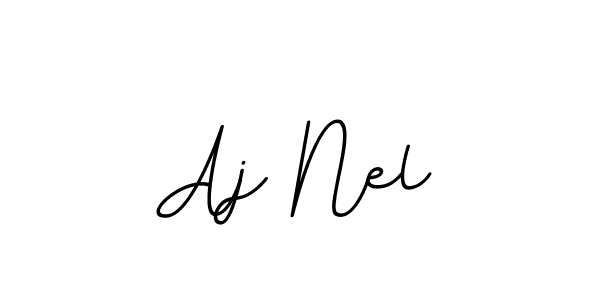 Create a beautiful signature design for name Aj Nel. With this signature (BallpointsItalic-DORy9) fonts, you can make a handwritten signature for free. Aj Nel signature style 11 images and pictures png