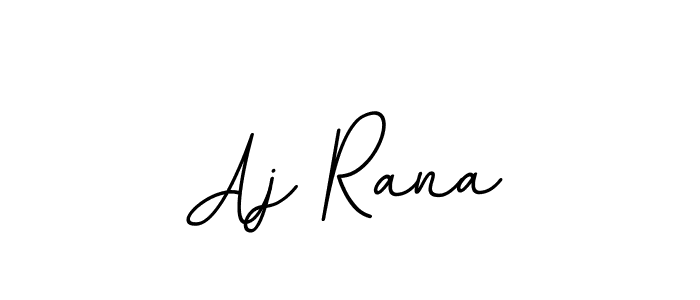 You should practise on your own different ways (BallpointsItalic-DORy9) to write your name (Aj Rana) in signature. don't let someone else do it for you. Aj Rana signature style 11 images and pictures png