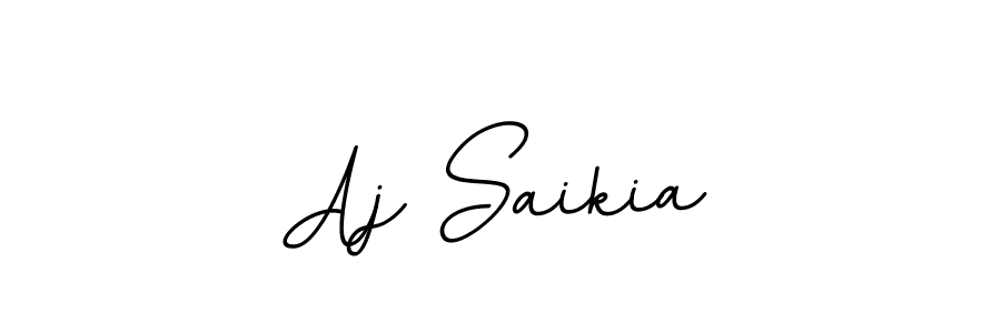 Also we have Aj Saikia name is the best signature style. Create professional handwritten signature collection using BallpointsItalic-DORy9 autograph style. Aj Saikia signature style 11 images and pictures png