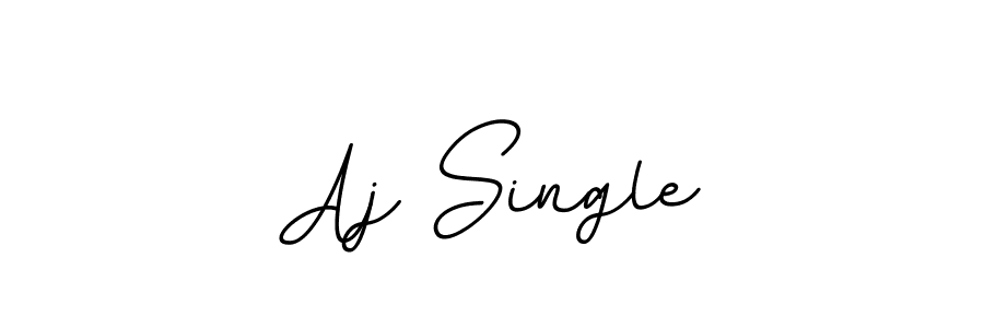 You should practise on your own different ways (BallpointsItalic-DORy9) to write your name (Aj Single) in signature. don't let someone else do it for you. Aj Single signature style 11 images and pictures png