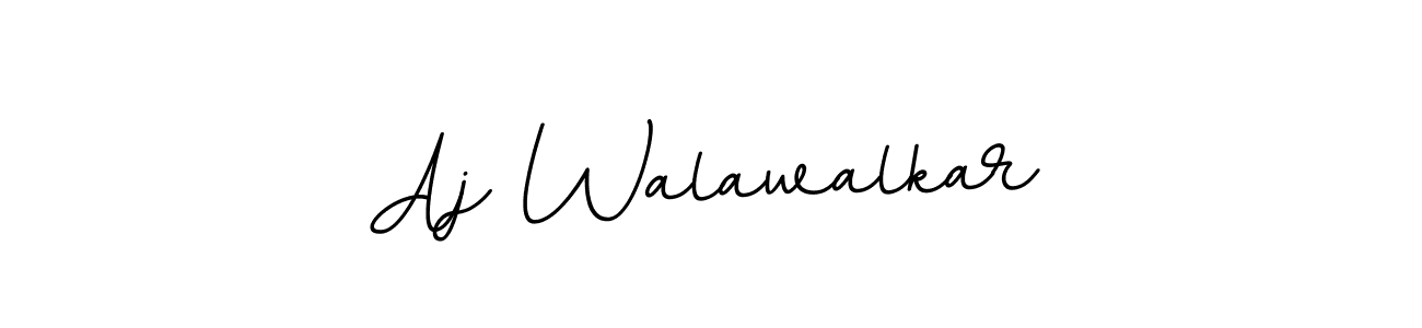 Aj Walawalkar stylish signature style. Best Handwritten Sign (BallpointsItalic-DORy9) for my name. Handwritten Signature Collection Ideas for my name Aj Walawalkar. Aj Walawalkar signature style 11 images and pictures png