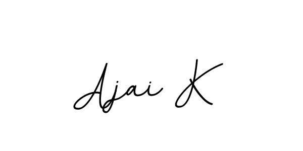 Also You can easily find your signature by using the search form. We will create Ajai K name handwritten signature images for you free of cost using BallpointsItalic-DORy9 sign style. Ajai K signature style 11 images and pictures png