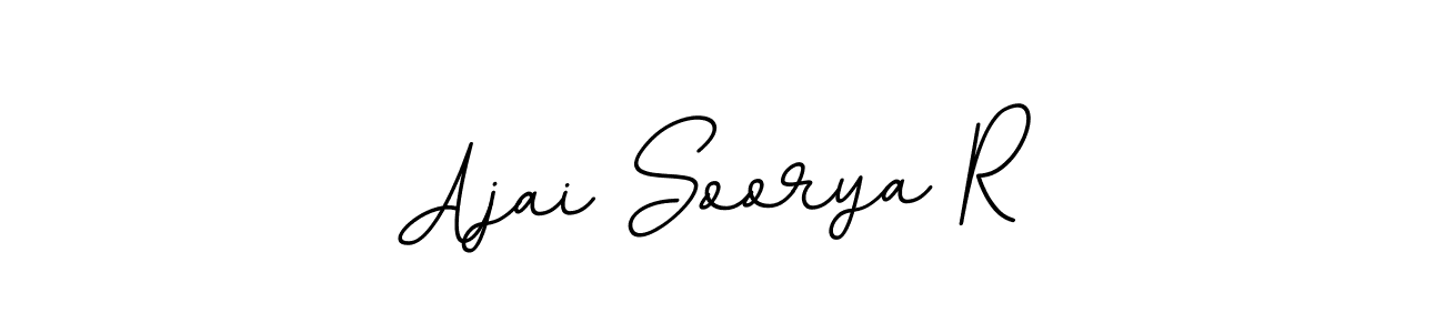 Also we have Ajai Soorya R name is the best signature style. Create professional handwritten signature collection using BallpointsItalic-DORy9 autograph style. Ajai Soorya R signature style 11 images and pictures png