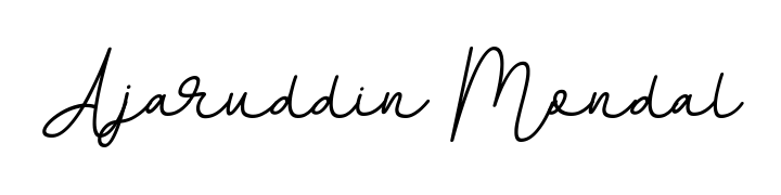 Elevate your brand with a stunning Ajaruddin Mondal eSignature. The BallpointsItalic-DORy9 style provides a balanced, flowing aesthetic for everyday signing. Ajaruddin Mondal signature style 11 images and pictures png