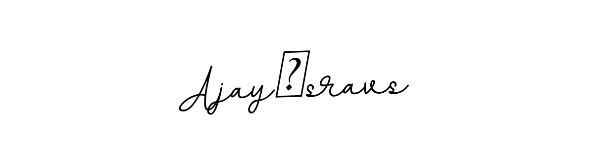 Design your own signature with our free online signature maker. With this signature software, you can create a handwritten (BallpointsItalic-DORy9) signature for name Ajay❤sravs. Ajay❤sravs signature style 11 images and pictures png