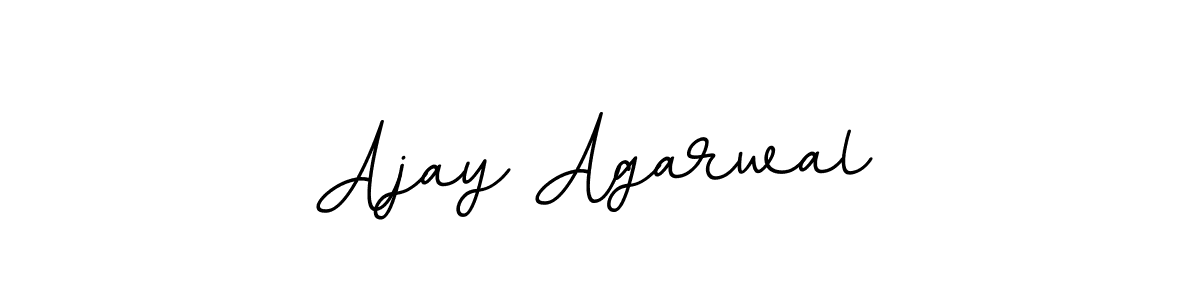 Make a beautiful signature design for name Ajay Agarwal. With this signature (BallpointsItalic-DORy9) style, you can create a handwritten signature for free. Ajay Agarwal signature style 11 images and pictures png