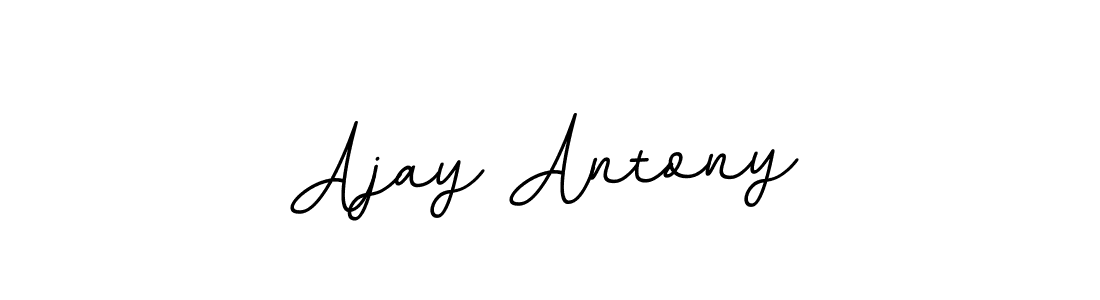 This is the best signature style for the Ajay Antony name. Also you like these signature font (BallpointsItalic-DORy9). Mix name signature. Ajay Antony signature style 11 images and pictures png