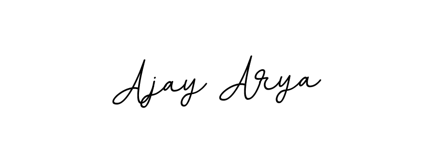 Similarly BallpointsItalic-DORy9 is the best handwritten signature design. Signature creator online .You can use it as an online autograph creator for name Ajay Arya. Ajay Arya signature style 11 images and pictures png