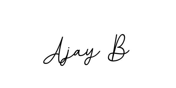 You can use this online signature creator to create a handwritten signature for the name Ajay B. This is the best online autograph maker. Ajay B signature style 11 images and pictures png