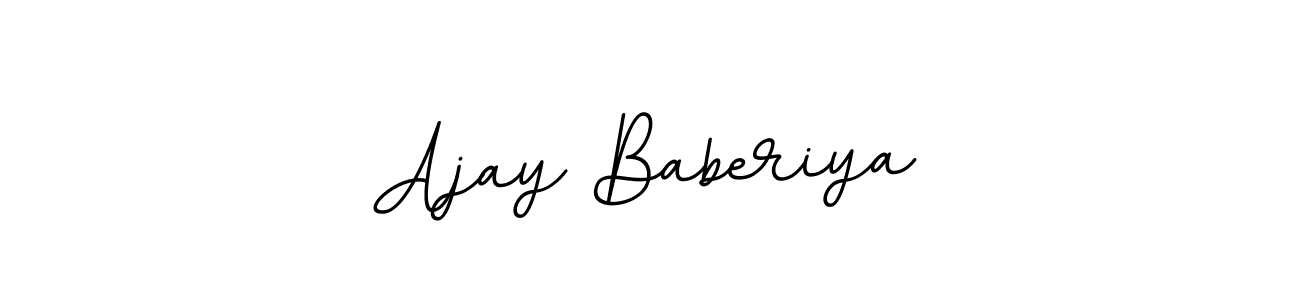 Ajay Baberiya stylish signature style. Best Handwritten Sign (BallpointsItalic-DORy9) for my name. Handwritten Signature Collection Ideas for my name Ajay Baberiya. Ajay Baberiya signature style 11 images and pictures png