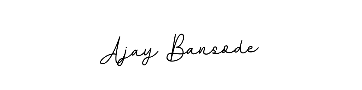 BallpointsItalic-DORy9 is a professional signature style that is perfect for those who want to add a touch of class to their signature. It is also a great choice for those who want to make their signature more unique. Get Ajay Bansode name to fancy signature for free. Ajay Bansode signature style 11 images and pictures png