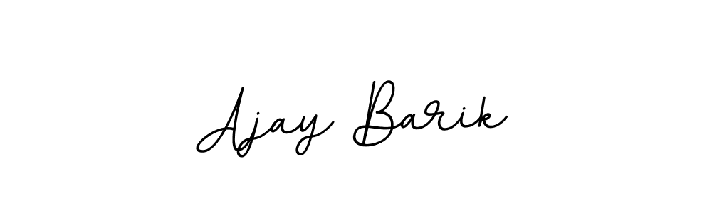 Use a signature maker to create a handwritten signature online. With this signature software, you can design (BallpointsItalic-DORy9) your own signature for name Ajay Barik. Ajay Barik signature style 11 images and pictures png