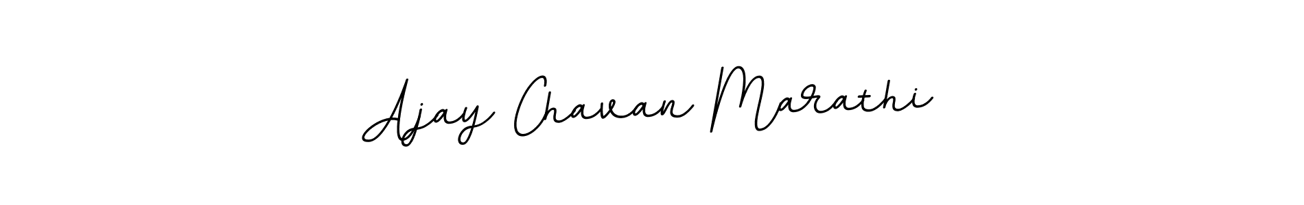 Design your own signature with our free online signature maker. With this signature software, you can create a handwritten (BallpointsItalic-DORy9) signature for name Ajay Chavan Marathi. Ajay Chavan Marathi signature style 11 images and pictures png