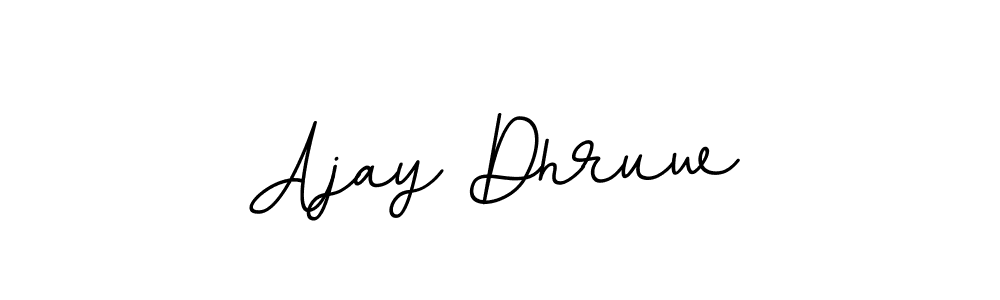 You should practise on your own different ways (BallpointsItalic-DORy9) to write your name (Ajay Dhruw) in signature. don't let someone else do it for you. Ajay Dhruw signature style 11 images and pictures png