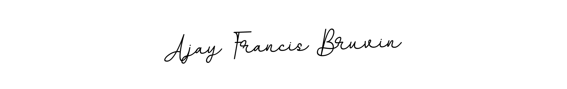 Make a beautiful signature design for name Ajay Francis Bruvin. With this signature (BallpointsItalic-DORy9) style, you can create a handwritten signature for free. Ajay Francis Bruvin signature style 11 images and pictures png