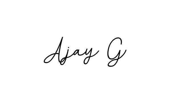 How to make Ajay G signature? BallpointsItalic-DORy9 is a professional autograph style. Create handwritten signature for Ajay G name. Ajay G signature style 11 images and pictures png
