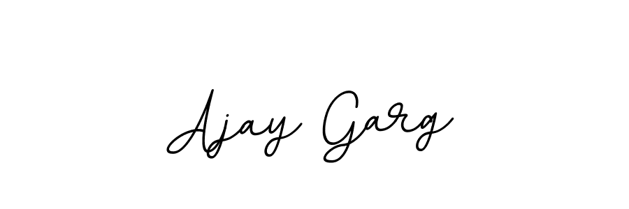 Make a beautiful signature design for name Ajay Garg. With this signature (BallpointsItalic-DORy9) style, you can create a handwritten signature for free. Ajay Garg signature style 11 images and pictures png