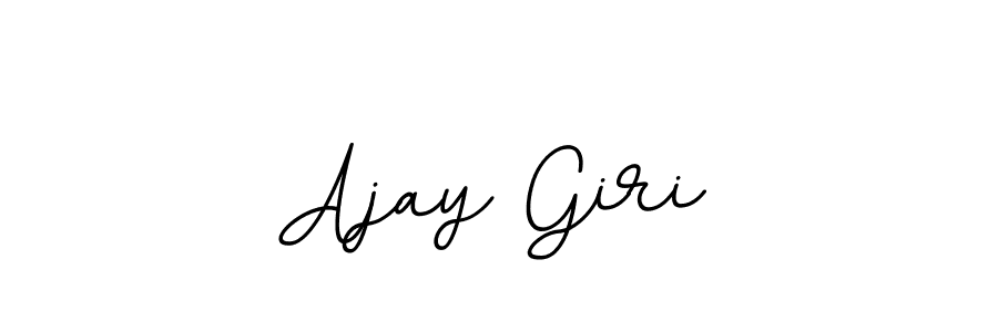 Make a beautiful signature design for name Ajay Giri. With this signature (BallpointsItalic-DORy9) style, you can create a handwritten signature for free. Ajay Giri signature style 11 images and pictures png