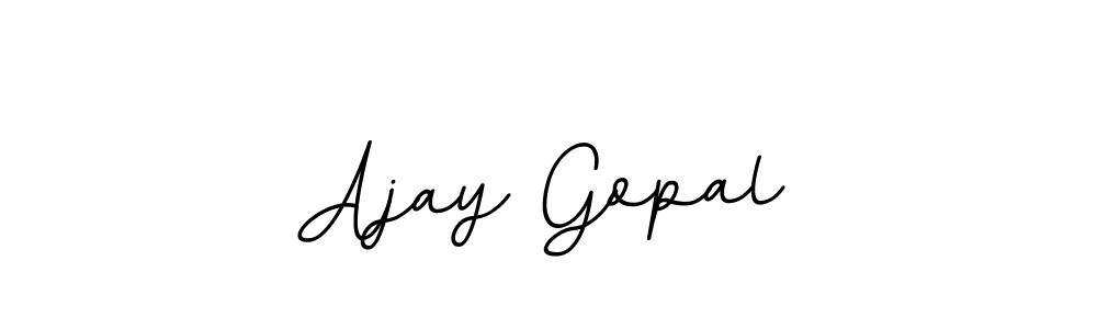 Design your own signature with our free online signature maker. With this signature software, you can create a handwritten (BallpointsItalic-DORy9) signature for name Ajay Gopal. Ajay Gopal signature style 11 images and pictures png